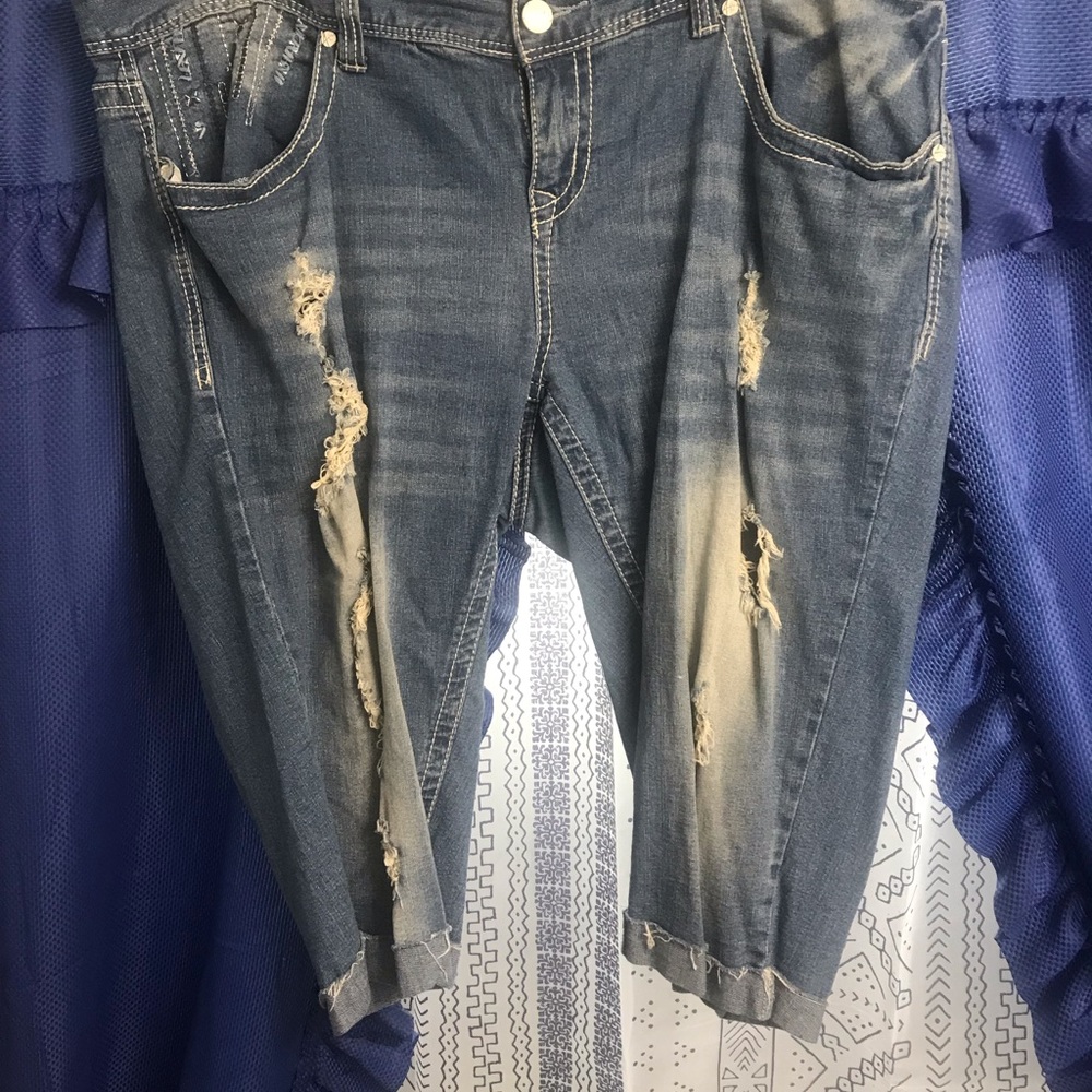 Denim Capris